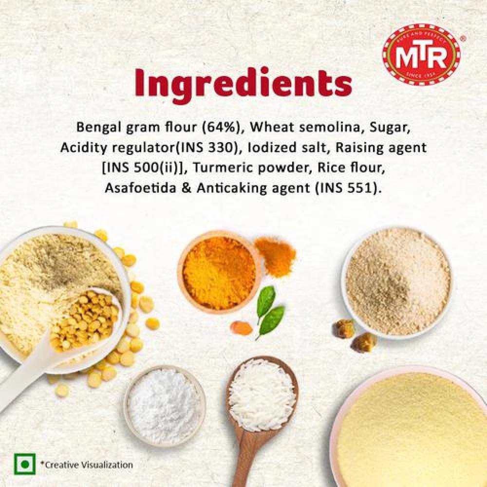 MTR Breakfast Mix - Khaman Dhokla, 160 g Pouch-3.webp